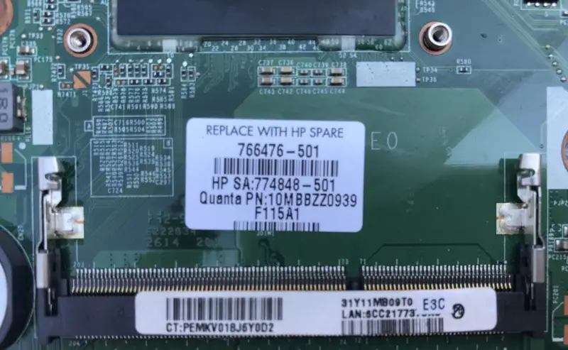 HP 766476-001 766476-501 766476-601 com placa-mãe i5-4210U