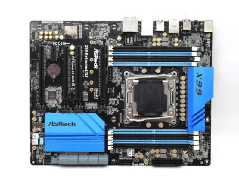 A placa-mãe ASRock X99 Extreme4/3.1 LGA 2011-3 suporta CPU V3/V4