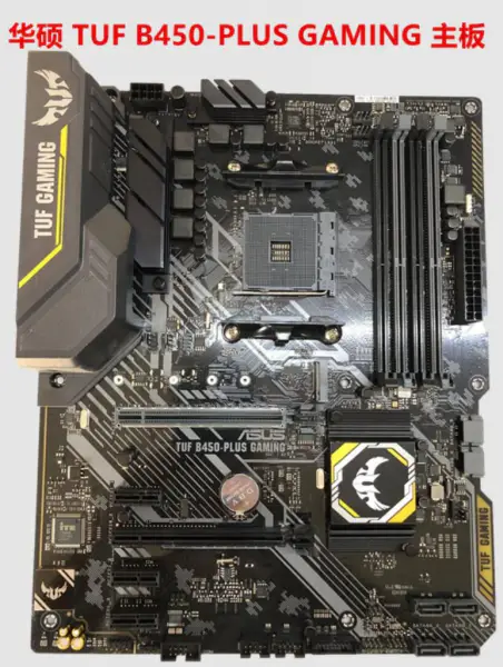 Placa-mãe Asus TUF B450-PLUS GAMING 4×DDR4 DIMM AM4