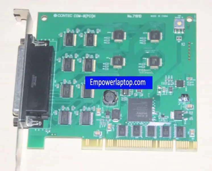Cartão de série CONTEC COM-8(PCI)H N.º 7191A N.º 7191B N.º 7191C N.º 7191D