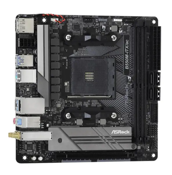 Placa-mãe ASRock B550M ITX/ac Socket AM4 DDR4