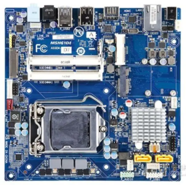 Placa-mãe Gigabyte GA-MSH61DI Intel H61 LGA1155 DDR3
