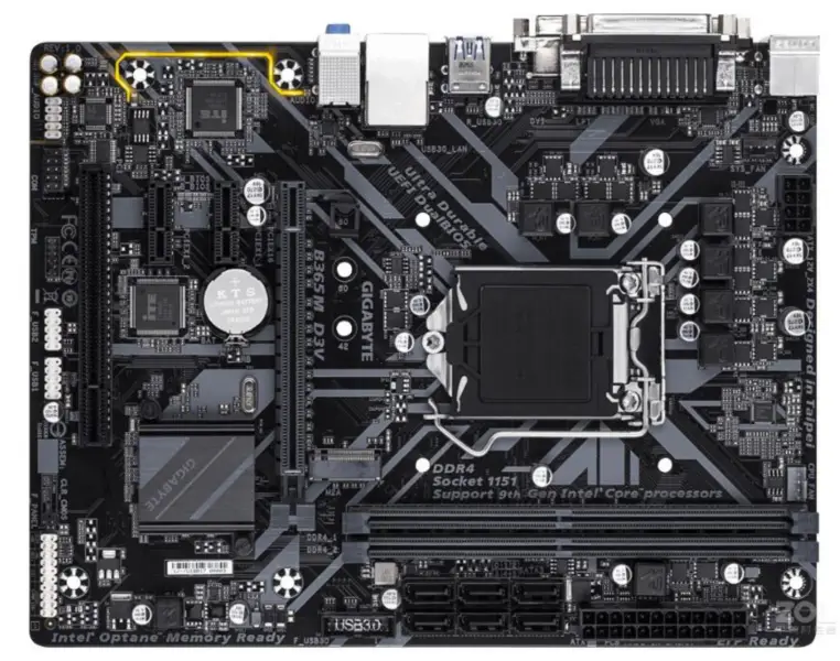 Placa-mãe GIGABYTE GA B365M D3V LGA1151 32GB DDR4