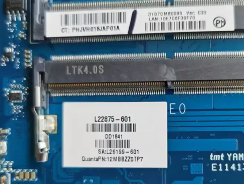 Placa-mãe HP Pavilion 15-CU L22875-601 L22875-001 DAG7CMB16E0