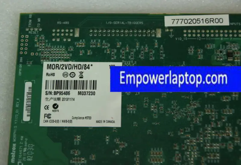 Placa de captura Matrox MOR/2VD/HD/84 Y7173_01