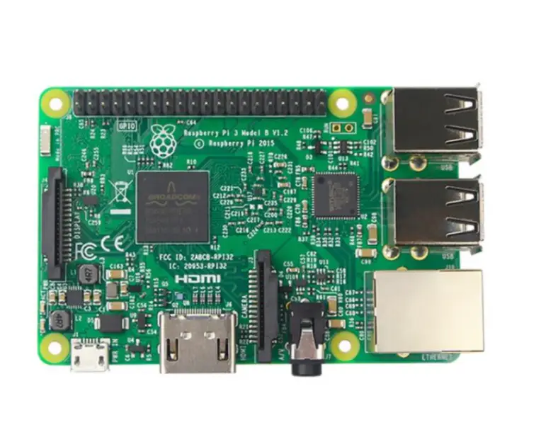 Placa de desenvolvimento Raspberry Pi 3 Modelo B ou B+