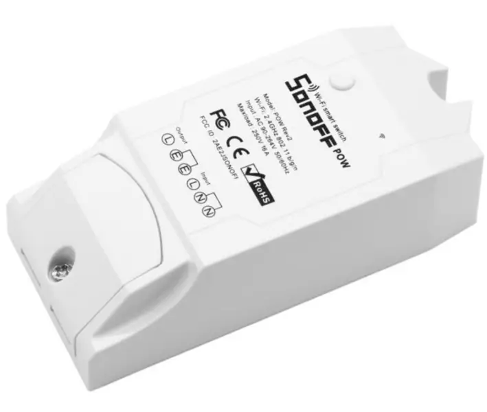 Interruptor WiFi SONOFF Pow R2 com medição do consumo de energia Interruptor de alimentação WiFi 15A Controlador de interrutor Wifi inteligente