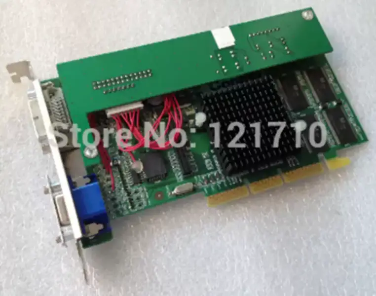 Contrel Placa gráfica Contrel Interface AGP com saída VGA e DVI Placas de visualização especiais placa-mãe industrial