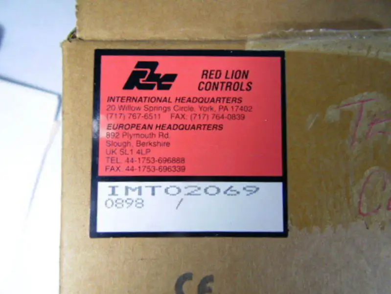 Controlos Red Lion IMT02069