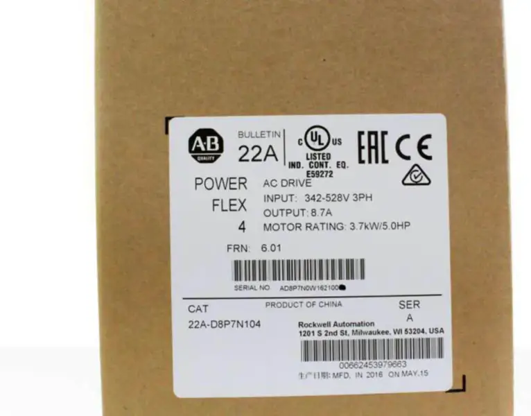 Unidade Allen-Bradley 22A-D8P7N104