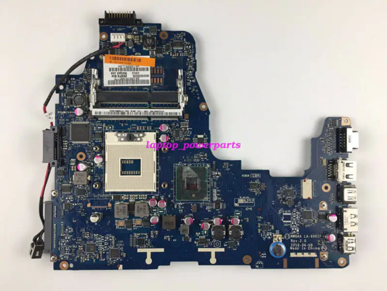 Toshiba K0001042 Toshiba Satellite 660 665 Intel Motherboard Placa-mãe ATX