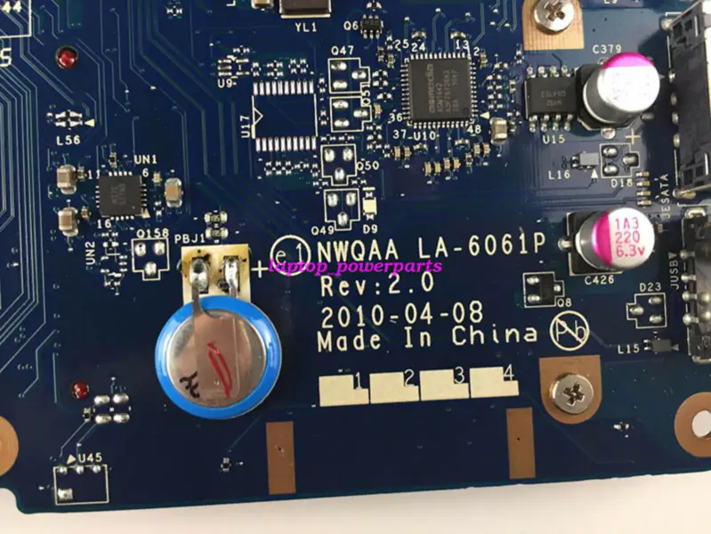 Toshiba K0001042 Toshiba Satellite 660 665 Intel Motherboard Placa-mãe ATX