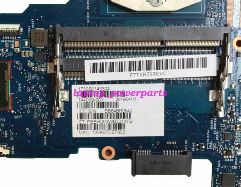Placa-mãe ATX HP 744009-001 744009-001 744009-501 744009-601