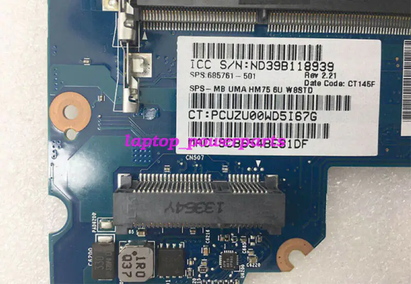 Placa-mãe ATX HP 685761-601 685761-001 685761-501 685761-601