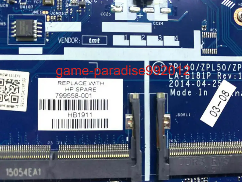 Placa-mãe HP 799558-001