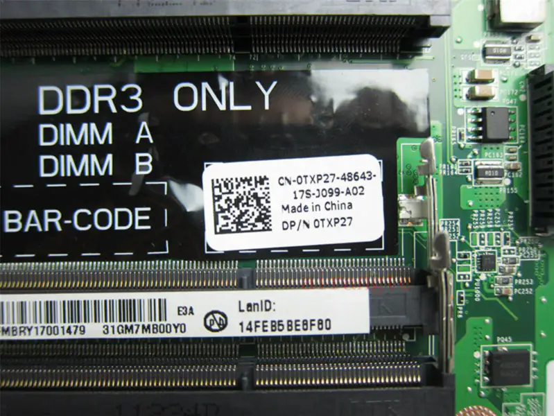 Placa-mãe Dell 0TXP27