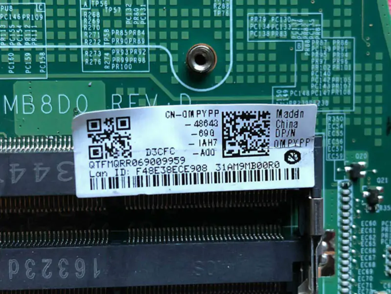 Placa-mãe Dell MPYPP