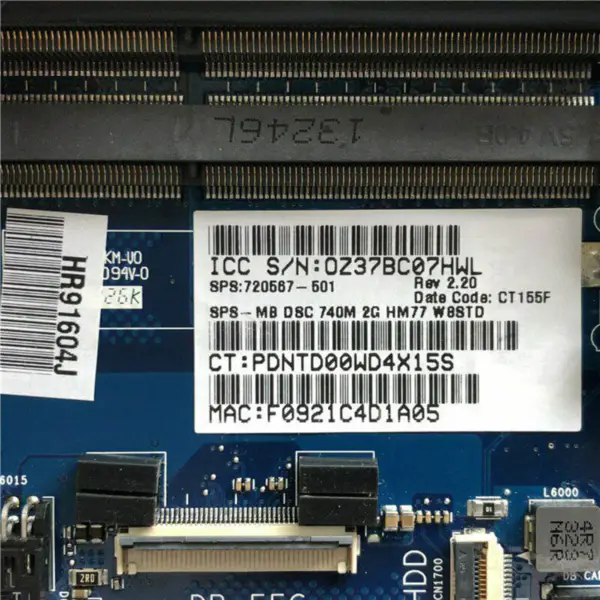 Placa-mãe HP 720567-501