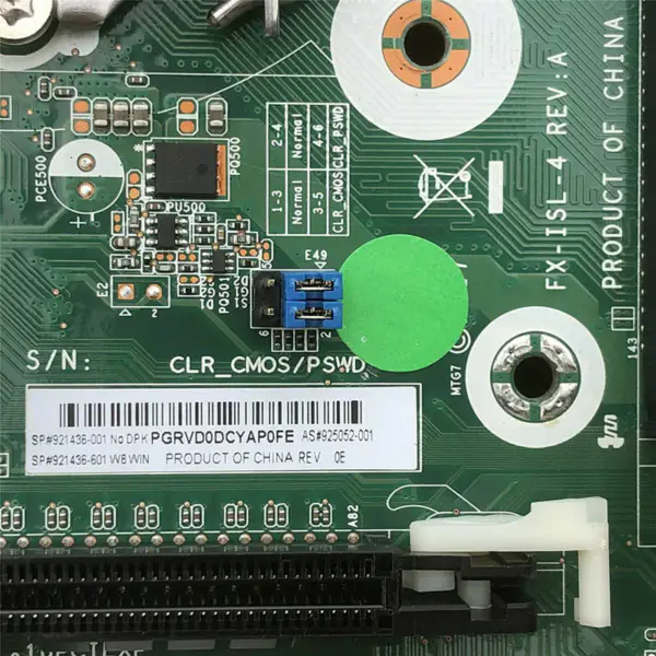 Placa-mãe HP 925052-001 Prodesk 280 G3 FX-ISL-4