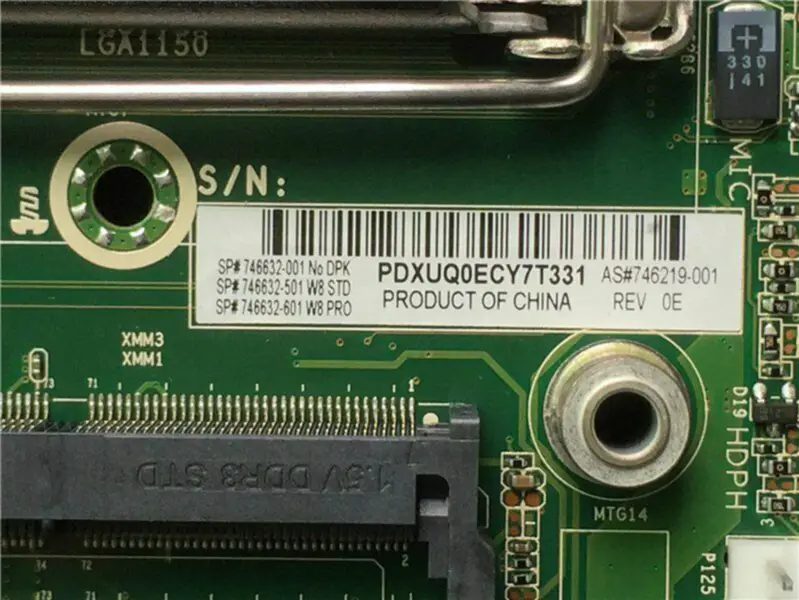 Placa-mãe HP 746219-001