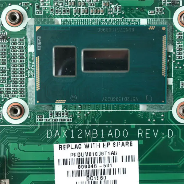 Placa-mãe HP DAX12MB1AD0809046-501