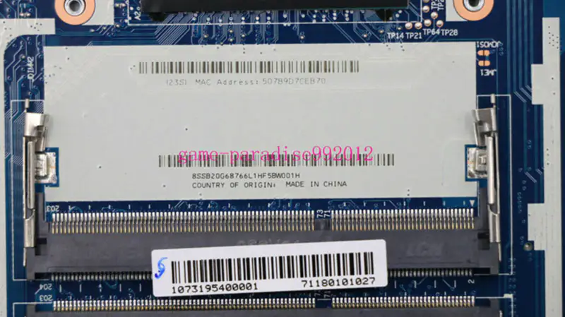 Placa-mãe Lenovo 00HT660