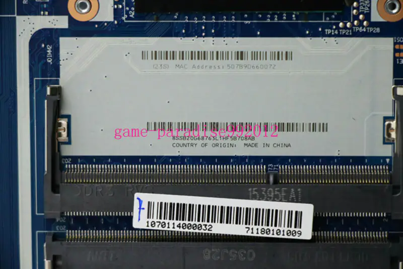 Placa-mãe Lenovo 00HT579