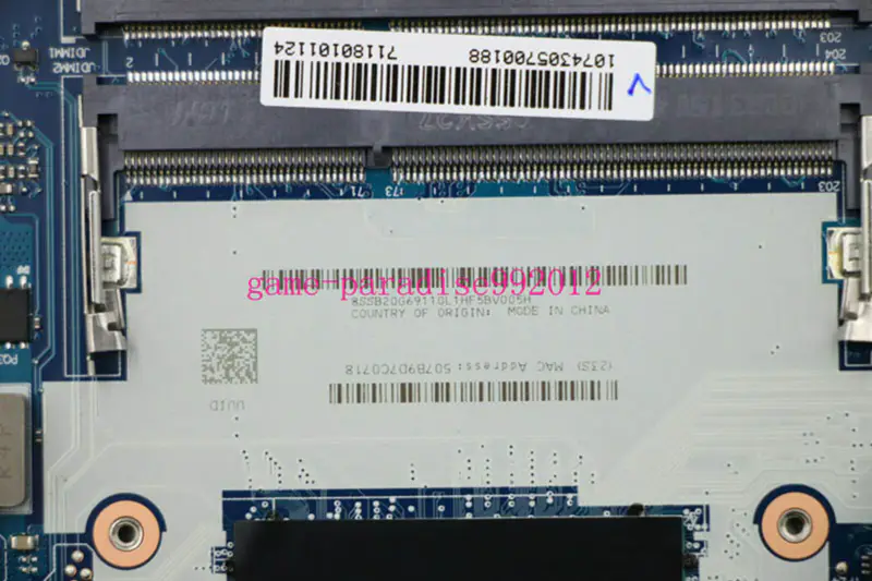 Placa-mãe Lenovo 00HT586