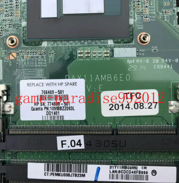 Placa-mãe HP 766469-501