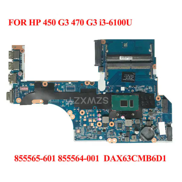 Placa-mãe HP 855565-601 855564-001 DAX63CMB6D1