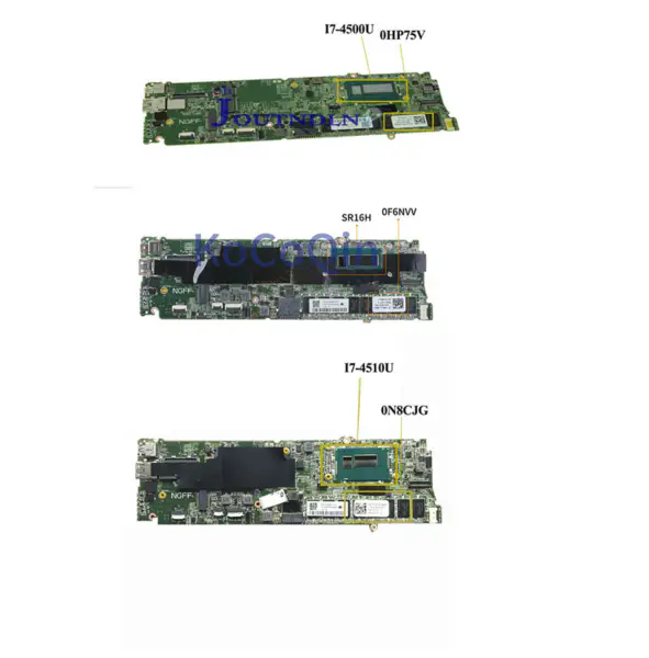 Placa-mãe HP 0HP75V 0N8CJG N8CJG I7-4510U 0F6NVV F6NVV I7-4650U