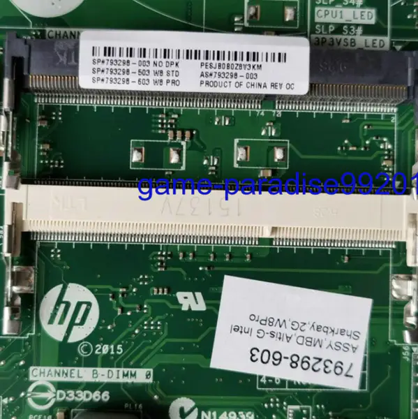 Placa-mãe HP 793298-003/503/603