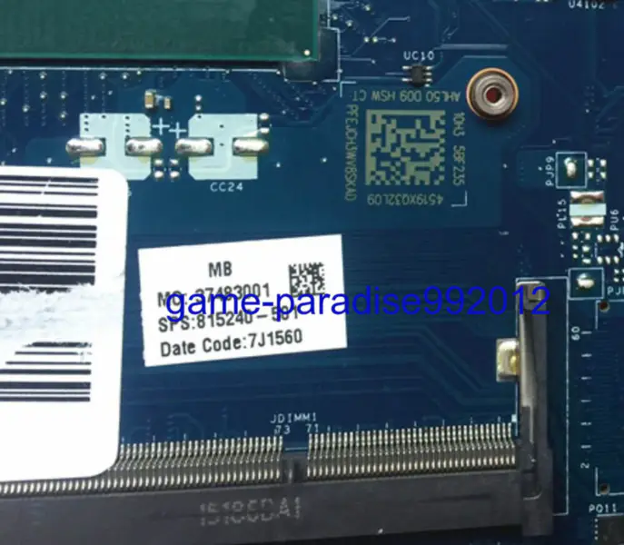 Placa-mãe HP 815240-501