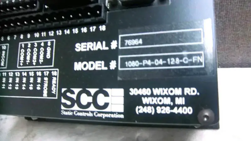 CONTROLOS ESTÁTICOS SCC 1080P404128CFN