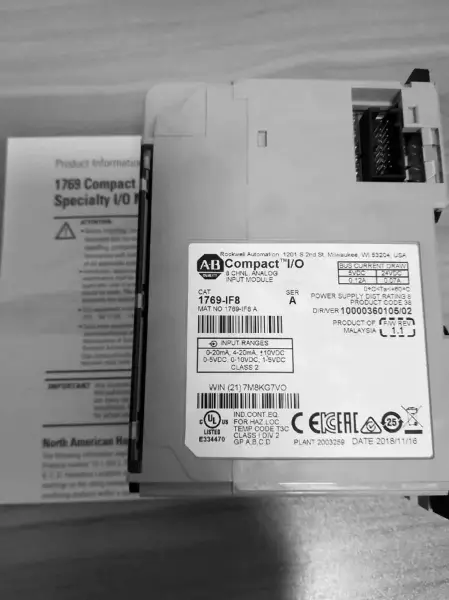 Módulo Allen-Bradley 1769-IF8 1769IF8 1769-IF8/A