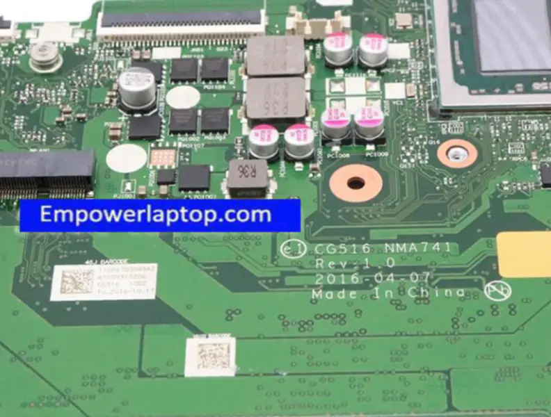 Lenovo Ideapad CG516 NM-A741 310-15ABR Placa-mãe para computador portátil AMD A10-9600P 2.4G