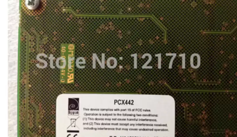 Placa de som multicanal Digigram PCX422 placa-mãe industrial