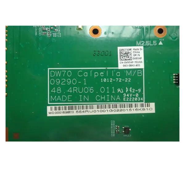 Placa-mãe ATX Dell 0V954F 3700