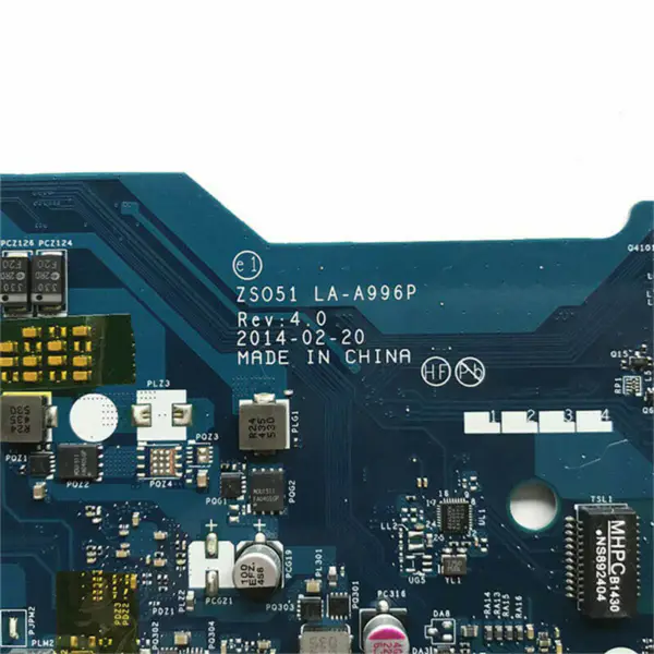 Placa-mãe HP 752783-001 752783-501 ZS051 LA-A996P ATX