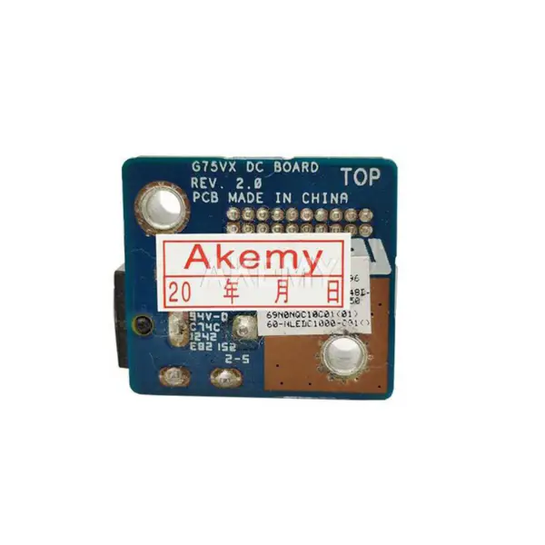 Placa-mãe ATX Asus G75V G75V com 电源头小板