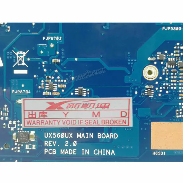 Placa-mãe Asus 60NB0C20-MB7001 Q524UQ UX560U UX560UQK UX560UQ UX560UX ATX