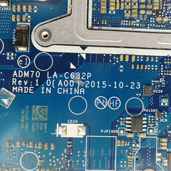 Placa-mãe Dell la-c632p E5470 5470 LA-C831P ATX
