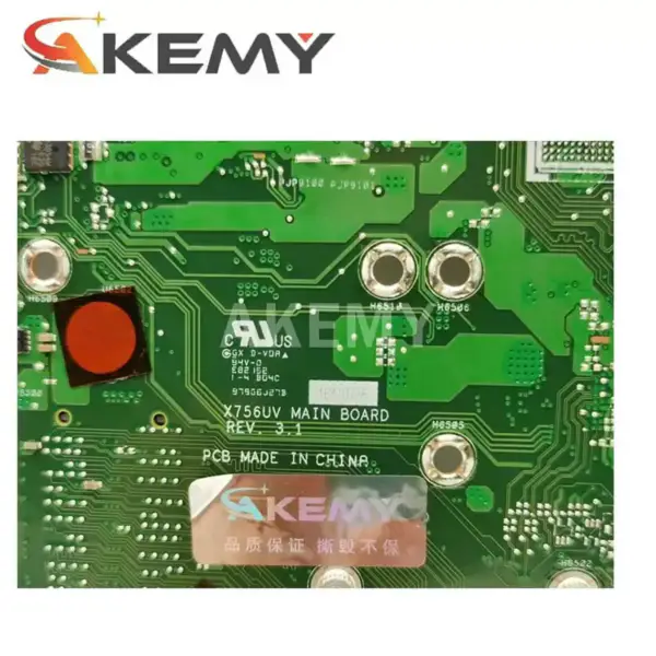 Placa-mãe Asus X756UA X756UA ATX