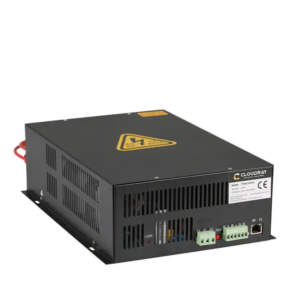 Fonte de alimentação do laser de CO2 150W para máquina de corte de gravura a laser de CO2 HY-T150 T / W Plus Series com