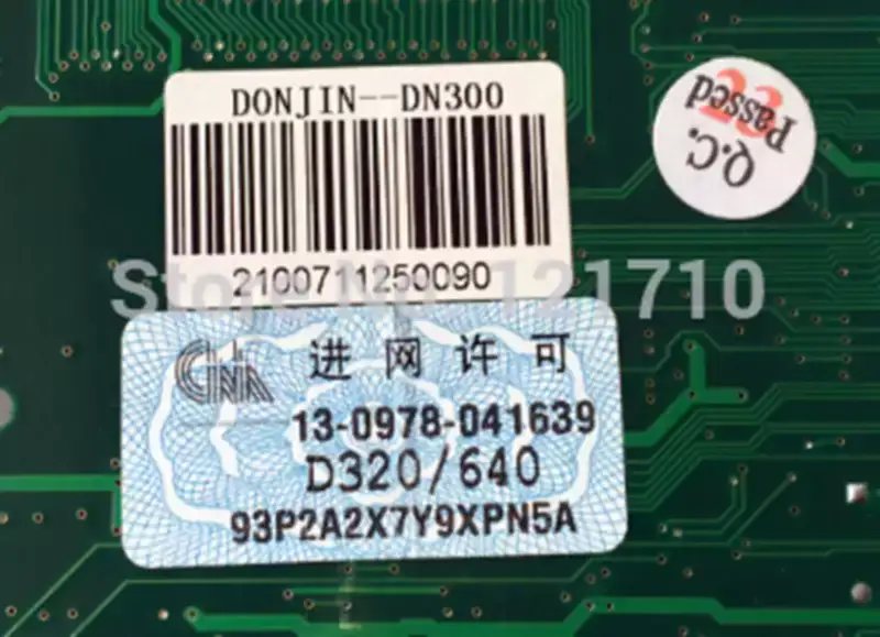 DONJIN Placa vocal de tronco D1280E1-PCI REV 1.63B DONJIN-DN300 D320/D640 placa-mãe industrial