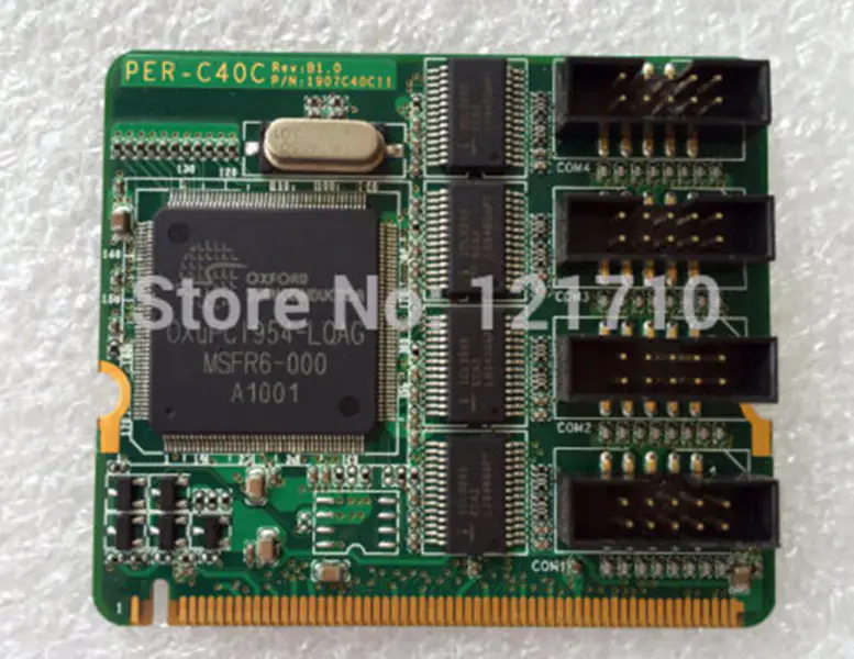 AAEON AAEON Mini PCI 4 portas RS-232 Módulo PER-C40C REV B1.0 1907C40C11 placa-mãe industrial