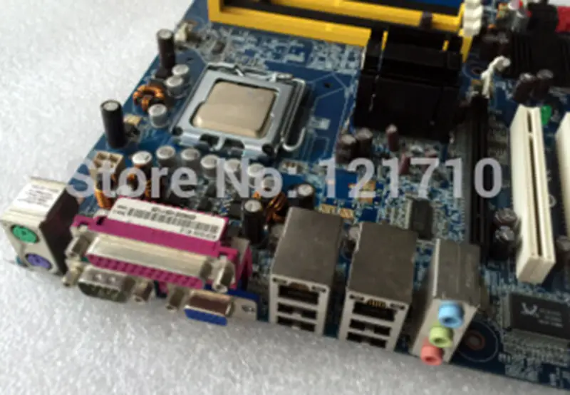 BCM BC915GV R1.0 1*PCIe 2*ISA 5*PCI LGA775 SOCKET placa-mãe industrial