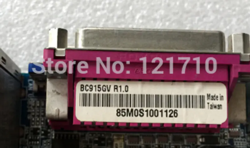 BCM BC915GV R1.0 1*PCIe 2*ISA 5*PCI LGA775 SOCKET placa-mãe industrial