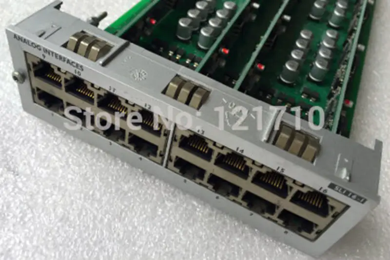 Alcatel Industrial OmniPCX OXO ANALOG INTERFACES SLI 16-1 3EH73052ABAB placa-mãe industrial