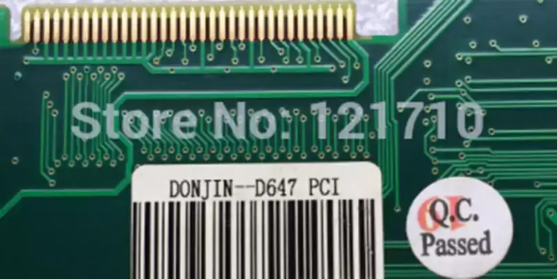 DONJIN D1280E1-PCI REV 1.63B DONJIN-D647 Placa-mãe industrial de sinalização digital de tronco de voz PCI